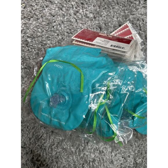 Big Inflatable Character Gift Tag Snowman Approx 3"x5" Bundle Set Of 10 New - Picture 8 of 8